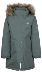 Trespass Astound - damska długa kurtka przeciwdeszczowa Tp50 Spruce Green. Szare kurtki damskie 2117 OF SWEDEN, m, bez wzorów, z futra. Za 188.99 zł.