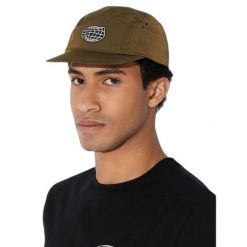 Czapka 5-panelowa Circle Sportswear Run Planet. Zielone czapki męskie CIRCLE SPORTSWEAR, bez wzorów. Za 295.00 zł.