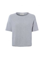 Marc O'Polo koszulka z dzianiny Kobiety szary, XS. Szare t-shirty damskie Marc O´Polo, xs, bez wzorów, z dzianiny, bez kołnierzyka. Za 479.95 zł.