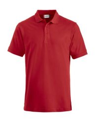 Clique koszulka polo Lincoln z czesanej bawełny dla mężczyzn – red. Czerwone koszulki polo męskie CLIQUE, m, bez wzorów, z bawełny, bez ramiączek. Za 135.82 zł.