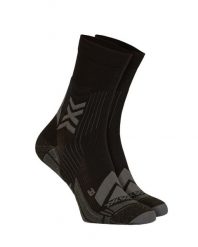 Skarpety X-Socks Hike Expert Silver Crew Black. Czarne skarpetki damskie X-Socks, bez wzorów, ze skóry. Za 114.00 zł.