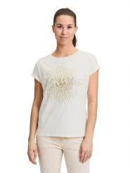 CARTOON Koszulka w kolorze białym rozmiar: 44. Białe t-shirty damskie Cartoon, bez wzorów, z bawełny, bez kołnierzyka. Za 69.99 zł.