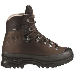 Buty trekkingowe męskie Hanwag Alaska Wide GTX. Brązowe buty trekkingowe męskie Hanwag, na zimę, z gore-texu, przed kolano, bez zapięcia, trekkingowe, gore-tex. Za 1,431.60 zł.