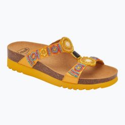 Klapki damskie Scholl New Bogota Wedge Med. Brązowe obuwie trekkingowe damskie Scholl. Za 249.99 zł.