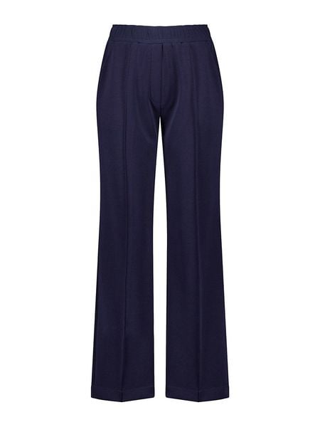 Gerry Weber Spodnie w kolorze granatowym rozmiar: 36. Niebieskie spodnie materiałowe damskie Gerry Weber, bez wzorów, z materiału. Za 183.59 zł.
