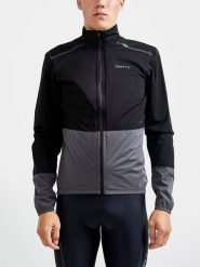 Craft Kurtka kolarska "ADV Endur Hydro" w kolorze czarno-antracytowym rozmiar: L. Czarne kurtki outdoor męskie Craft, l, bez wzorów, bez kaptura. Za 385.95 zł.