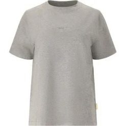 Sos Sera W SS T-shirt z organicznej bawełny z dodatkiem elastanu – 1038 Mid. Szare t-shirty damskie SOS, l, bez wzorów, z bawełny, bez kołnierzyka. Za 150.00 zł.