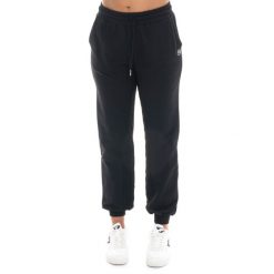 Damen Winterhose, gerippter Saum, Leone 1947 Zopfeinsätze. Czarne spodnie dresowe damskie LEONE 1947 APPAREL, bez wzorów, z bawełny. W wyprzedaży za 144.93 zł.