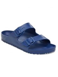 Birkenstock Klapki "Arizona" w kolorze granatowym rozmiar: 41. Niebieskie klapki damskie Birkenstock, bez wzorów, bez obcasa. Za 204.48 zł.