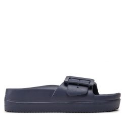 Klapki Big Star Shoes. Niebieskie klapki damskie BIG STAR SHOES, bez wzorów, bez obcasa. Za 39.99 zł.