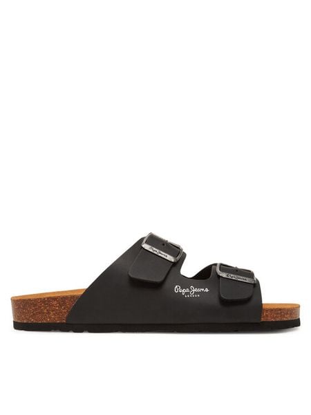 Pepe Jeans Klapki PMS90108 Czarny. Czarne klapki i japonki męskie Pepe Jeans, z jeansu. Za 199.99 zł.