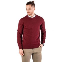 Sweter myśliwski męski Tagart Oslo 100% wełna Merino. Czerwone swetry męskie tagart, m, bez wzorów, z wełny, bez kołnierzyka. Za 389.00 zł.