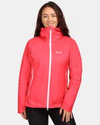 Damska kurtka typu hardshell Kilpi HURRICANE-W. Czerwone kurtki do biegania damskie Kilpi, m, bez wzorów, z hardshellu, z kapturem. Za 731.89 zł.