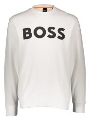 Hugo Boss Bluza "We Basic" w kolorze kremowym rozmiar: L. Brązowe bluzy bez kaptura męskie Hugo Boss, l, z bawełny. Za 343.99 zł.