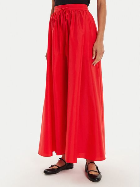 STAUD Spódnica trapezowa Eden R24P6106TN Czerwony Regular Fit. Czerwone spódniczki damskie STAUD, xs, bez wzorów, z syntetyku, trapezowe. Za 939.00 zł.