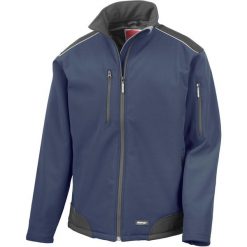 Kurtka Result Softshell Ripstop. Czarne kurtki damskie RESULT, l, bez wzorów, z elastanu, bez kaptura. Za 225.50 zł.