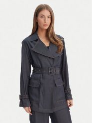 Guess Marynarka W6RL50 WL842 Granatowy Regular Fit. Niebieskie marynarki i żakiety damskie Guess, m, z aplikacjami, z syntetyku. Za 499.99 zł.