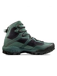 Mammut Buty trekkingowe "Ducan II High GTX" w kolorze zielonym rozmiar: 45 1/3. Zielone buty trekkingowe męskie Mammut, z gore-texu, bez zapięcia, outdoorowe, gore-tex. Za 479.95 zł.