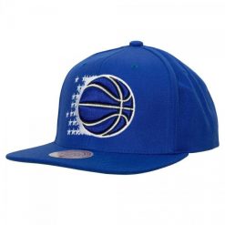 Mitchell & Ness czapka z daszkiem bejsbolówka NBA Orlando Magic niebieska. Niebieskie czapki męskie Mitchell & Ness, bez wzorów, sportowe. Za 149.00 zł.