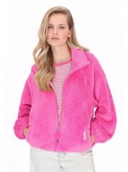 Schmuddelwedda Kurtka polarowa w kolorze różowym rozmiar: XS. Różowe kurtki damskie Schmuddelwedda, xs, bez wzorów, z polaru, bez kaptura. Za 145.60 zł.