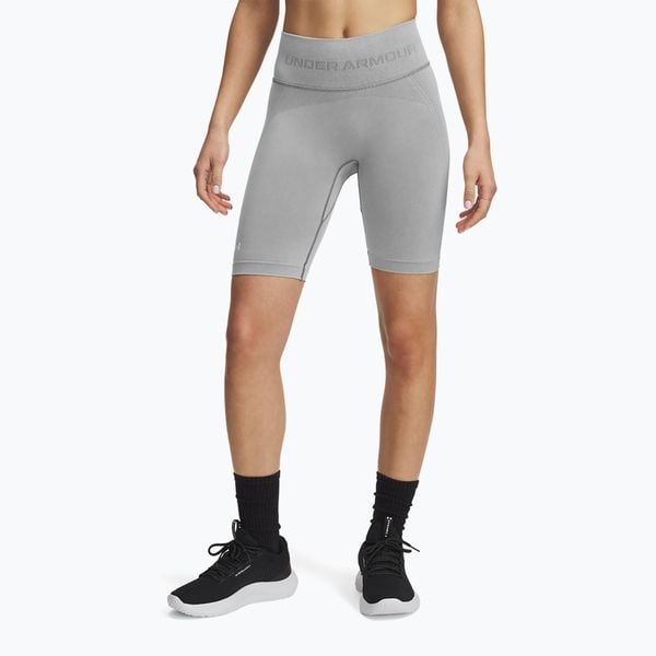 Spodenki krótkie damskie Under Armour Vanish Seamless Washed Short. Szare szorty damskie Under Armour, bez wzorów. Za 129.99 zł.