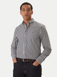 Tommy Hilfiger Koszula MW0MW42440 Czarny Regular Fit. Czarne koszule męskie Tommy Hilfiger, m, bez wzorów, z bawełny, bez kołnierzyka, bez ramiączek. Za 329.99 zł.