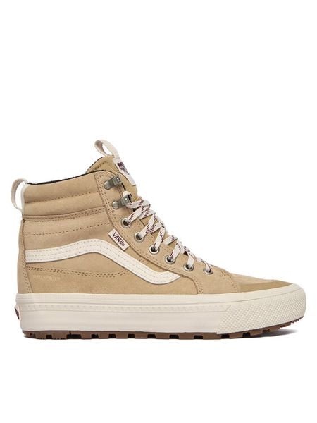Vans Tenisówki MTE Sk8-Hi Waterproof Insulated VN000DAQTWH1 Beżowy. Brązowe trampki i tenisówki damskie Vans, bez wzorów, z materiału. Za 579.99 zł.