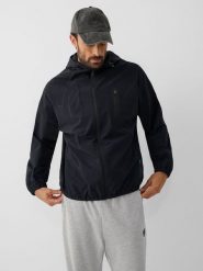 4F Kurtka przejściowa męska - czarna XXL. Czarne kurtki męskie 4f, l, bez wzorów, z materiału, klasyczne, bez kaptura. Za 299.99 zł.