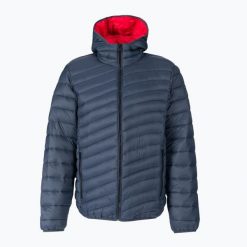 Kurtka puchowa męska CMP Fix Hood. Szare kurtki męskie CMP, l, bez wzorów, z puchu, sportowe, bez kaptura. Za 189.99 zł.