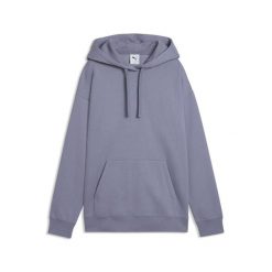 Damska dzianinowa bluza z kapturem Essentials o luźnym kroju PUMA. Fioletowe bluzy z kapturem damskie Puma, m, z bawełny. Za 164.99 zł.