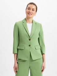 More & More Marynarka Kobiety wiskoza zielony, 34. Zielone marynarki i żakiety damskie MORE & MORE, uniwersalny, bez wzorów, z bawełny, eleganckie. Za 679.95 zł.