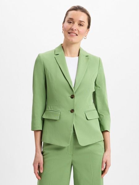 More & More Marynarka Kobiety wiskoza zielony, 34. Zielone marynarki i żakiety damskie MORE & MORE, uniwersalny, bez wzorów, z bawełny, eleganckie. Za 679.95 zł.