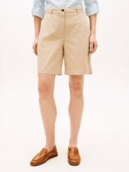 Tommy Hilfiger Szorty Kobiety Bawełna beżowy, 36. Brązowe szorty damskie Tommy Hilfiger, bez wzorów, z bawełny. Za 379.95 zł.
