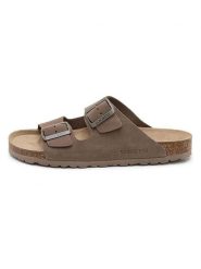 SABOKETS Skórzane klapki w kolorze brązowym rozmiar: 46. Brązowe klapki i japonki męskie SABOKETS. Za 165.99 zł.