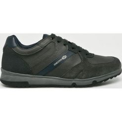Geox - Buty. Niebieskie buty sportowe na co dzień męskie Geox, z materiału, bez zapięcia. W wyprzedaży za 199.90 zł.