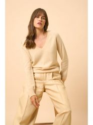 Just Cashmere Kaszmirowy sweter "Phoebe" w kolorze beżowym rozmiar: S. Brązowe swetry klasyczne damskie Just Cashmere, s, z kaszmiru, bez kołnierzyka. Za 267.92 zł.