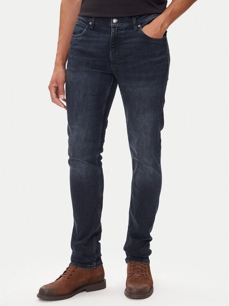 Lee Jeansy Luke 112370638 Czarny Slim Fit. Czarne jeansy męskie Lee. Za 319.99 zł.