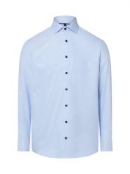 Finshley & Harding koszula non-iron Mężczyźni Modern Fit Bawełna niebieski|wielokolorowy, 41. Niebieskie koszule męskie Finshley & Harding, m, bez wzorów, z bawełny, bez kołnierzyka, bez ramiączek. Za 229.95 zł.