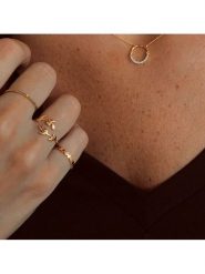 OR Carats Złoty pierścionek z diamentem rozmiar: 52. Żółte pierścionki damskie OR Carats, z diamentem, złote. Za 478.99 zł.