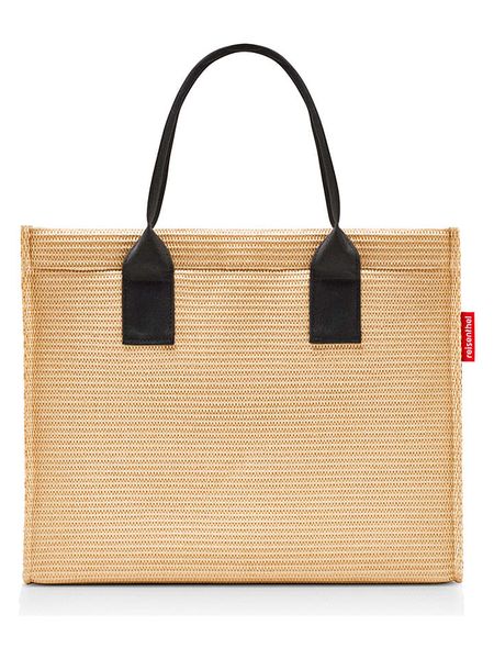 Reisenthel Shopper bag w kolorze beżowo-czarnym - 42 x 35 x 17 cm rozmiar: onesize. Brązowe shopper bag damskie Reisenthel, bez wzorów, z materiału, na ramię, bez dodatków. Za 131.74 zł.