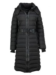 Geographical Norway Płaszcz pikowany "Eleonor" w kolorze czarnym rozmiar: S. Czarne płaszcze damskie Geographical Norway, s, bez wzorów, z tkaniny. Za 373.30 zł.