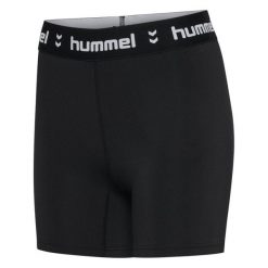 Szorty damskie Hummel Pulse mid waist. Czarne szorty damskie HUMMEL, bez wzorów, eleganckie. Za 182.00 zł.