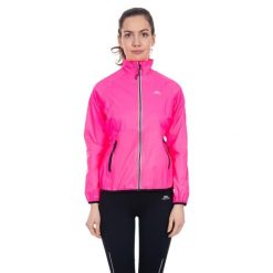 Kurtka Typu Packaway Damska HiVis. Czerwone kurtki damskie Trespass, l, bez kaptura. Za 350.99 zł.