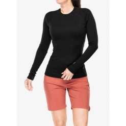 Bluza termiczna damska Smartwool Classic Thermal Merino BL Crew. Czarne bluzy bez kaptura damskie Smartwool, xs. Za 413.99 zł.