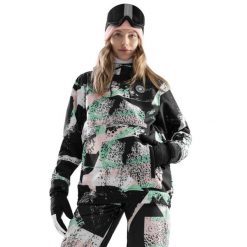 Kurtka snowboardowa damska W1-W Crest. Kurtki damskie SIROKO, xs, bez wzorów, z softshellu, bez kaptura, narciarskie. Za 844.00 zł.