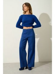 AUTHENTIC CASHMERE Kaszmirowy sweter "Criou" w kolorze niebieskim rozmiar: L. Niebieskie swetry klasyczne damskie AUTHENTIC CASHMERE, l, z kaszmiru, bez kołnierzyka. Za 436.14 zł.