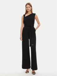 Calvin Klein Kombinezon K20K208431 Czarny Regular Fit. Czarne kombinezony damskie CALVIN KLEIN, bez wzorów, z syntetyku, bez kołnierzyka, bez ramiączek. Za 549.99 zł.