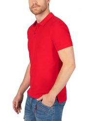 Timezone Koszulka polo w kolorze czerwonym rozmiar: XXL. Czerwone koszulki polo męskie Timezone, xxl, bez wzorów, z bawełny, bez ramiączek. Za 92.21 zł.