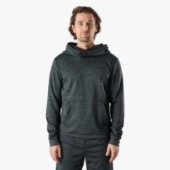 Bluza Trening Mężczyzna Szybkoschnący. Szare bluzy sportowe męskie SWEDEMOUNT, bez wzorów, z materiału, bez kołnierzyka, bez ramiączek. Za 155.99 zł.