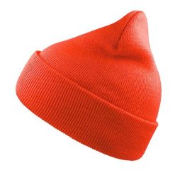 Czapka Wind. Brązowe czapki męskie ATLANTIS, bez wzorów, prążkowane. Za 36.99 zł.